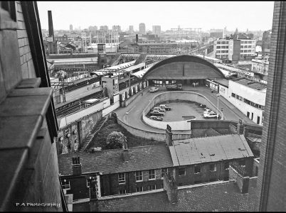 Oxford Road Historical front of station.